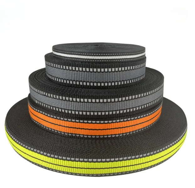 Reflective tape webbing